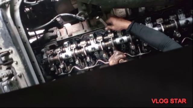 6WF1 ISUZU GIGA,Change oil &Engine Tune up Tutorial