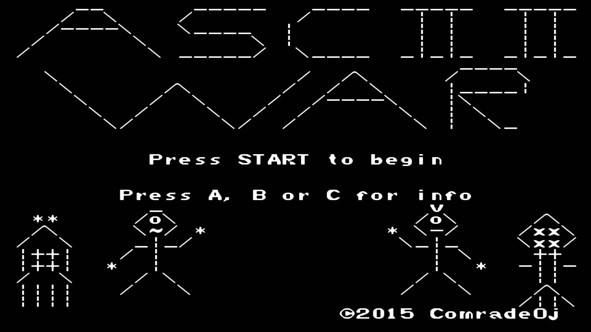 ASCII WAR (ComradeOj)