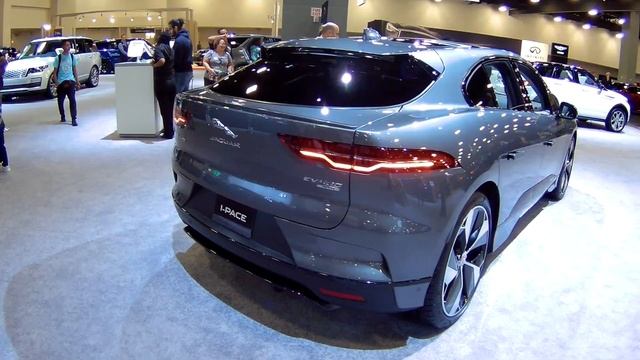 2019 Jaguar I-Pace EV400 AWD All Electric Car, Walk Around, at Miami Beach Auto Show