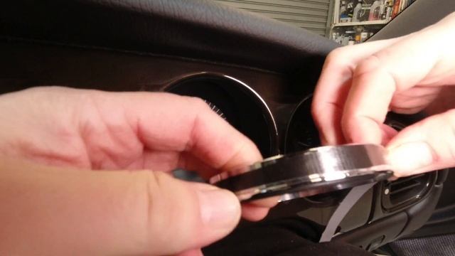 Fitting a Chrome instrument ring kit to a Jaguar XK8 XKR ( Adamesh rings )