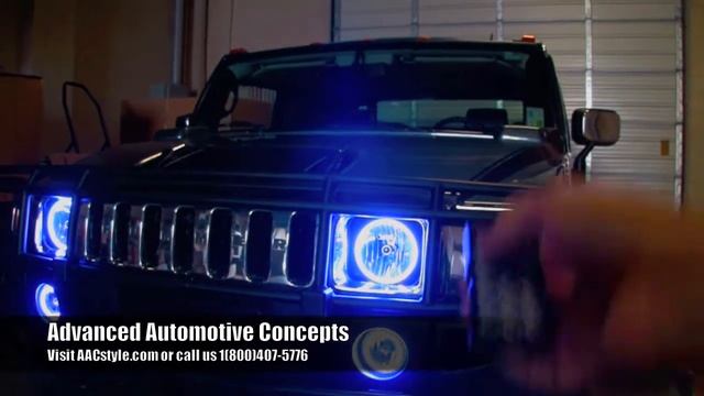 Hummer H2 ORACLE ColorSHIFT Halo Installation by Advanced Automotive Concepts