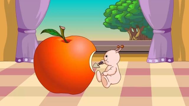 Nursery Rhymes Songs for Kids - Apple Song: Apple Round, Apple Red