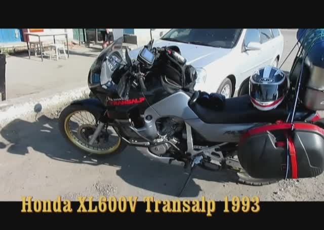 Из Воронежа в  Крым на Honda Transalp 600, 2014г. Клип.