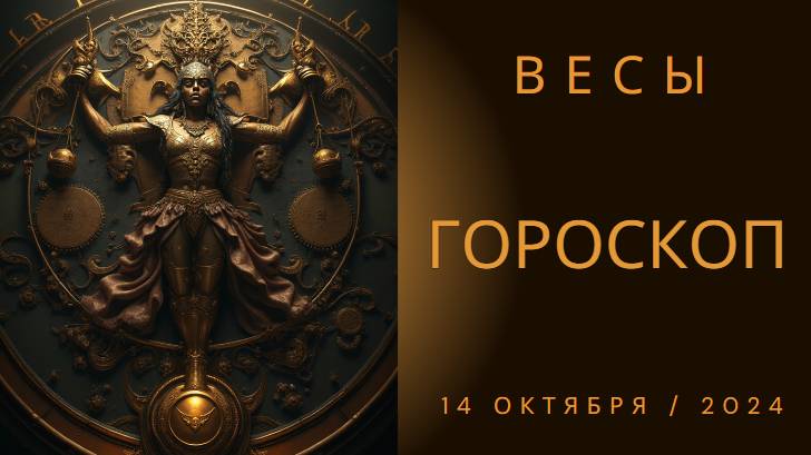 Весы, баланс и гармония: что принесет вам 14 октября ⚖️