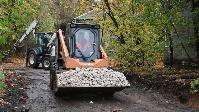 Мониторинг ремонтных работ по благоустройству улицы Первомайская в Лыткарине