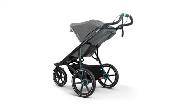 THULE - wózek Urban Glide 2 Grey Melange on Black