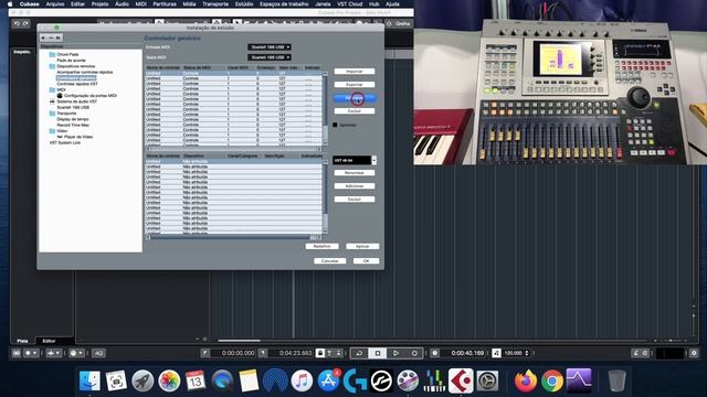 Yamaha AW4416   Cubase - Controller - Config