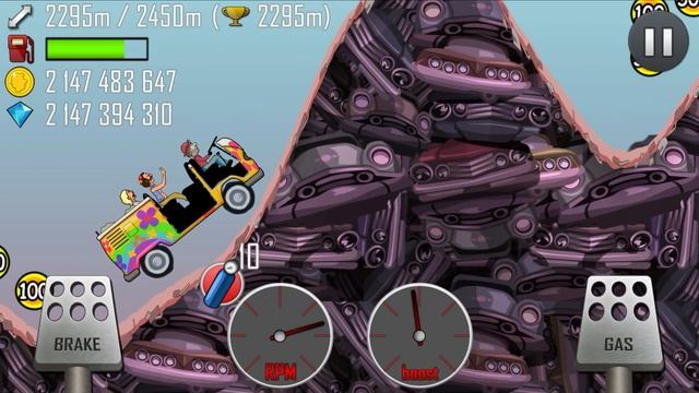 Hill Climb Racing - Hippie Van on Junkyard  GamePlay 