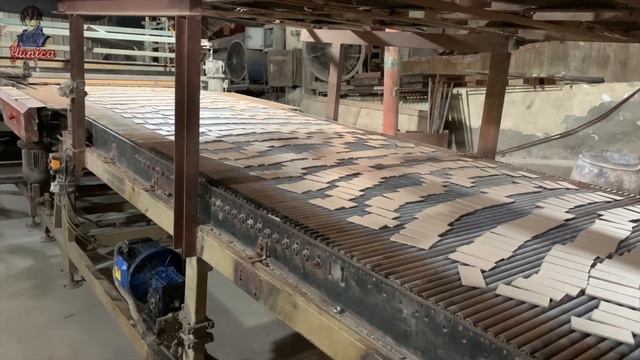 The amazing mass production process of producing 70,000 square feet of wall tiles per day