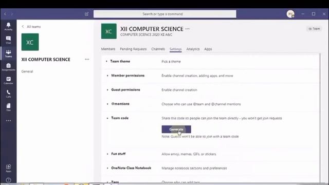 GETTING STARTED WITH MICROSOFT TEAMS -Inviting Members Using Team Link/Code