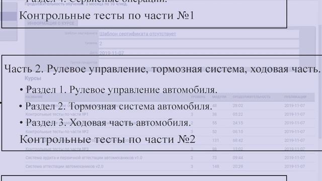 Электронная программа: профессии. Автомобильный механик - обзор содержания курса.