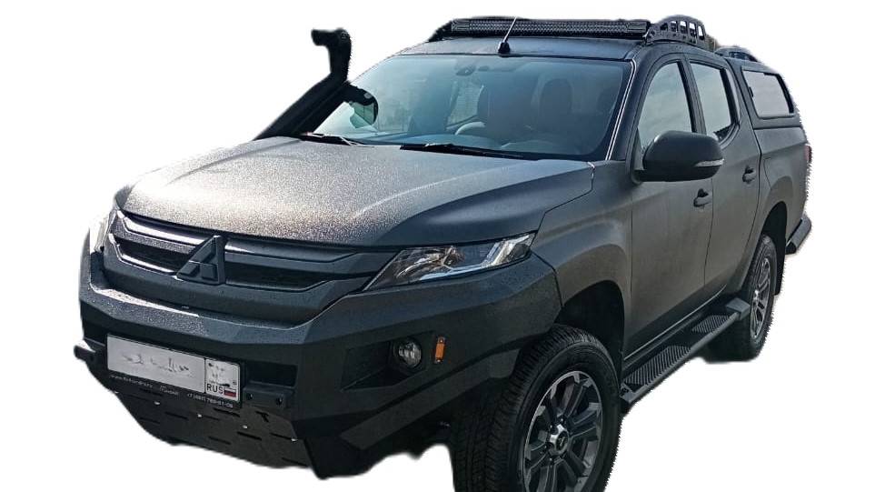 Силовой обвес для Mitsubishi L200 5  : Силовой бампер, силовые пороги, дополнительный бак, багажник