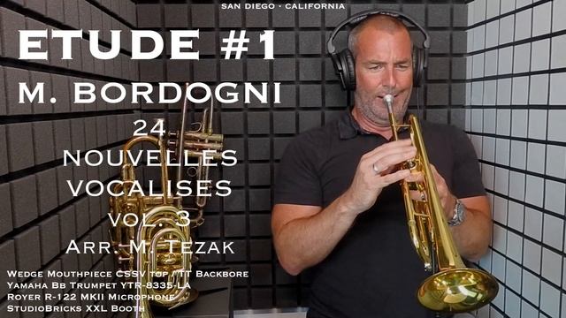 BORDOGNI Etude #1 from 24 Nouvelles Vocalises vol. 3 Arr. M. Tezak