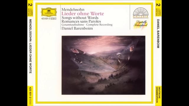 F. MendelssohnD. Barenboim Songs without words Complete