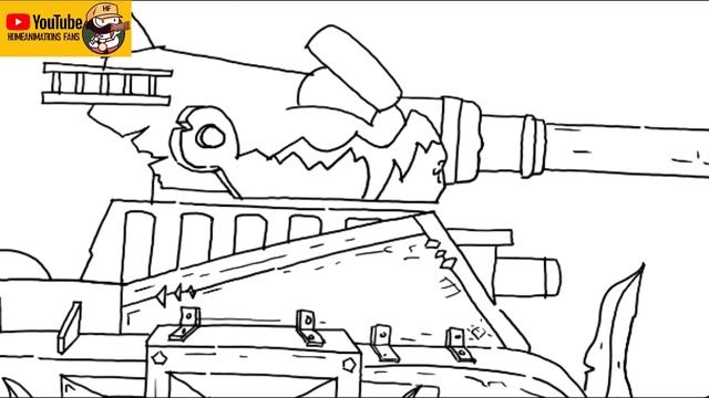 HOW TO DRAW HOMEANIMATION 8 highlight - Мультфільм про танки