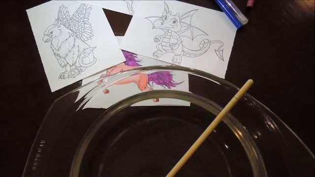 Растворяем в воде Магические раскраски