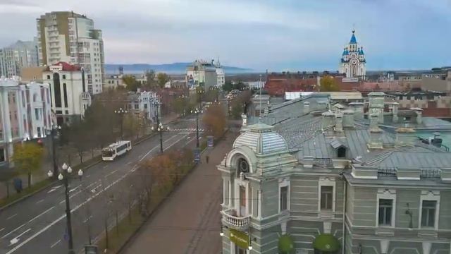 Год в Хабаровске из окошка