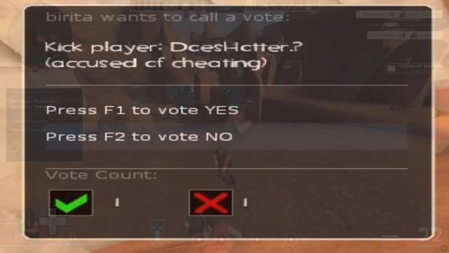 TF2: Remember, Press F7 To Report Somebody.