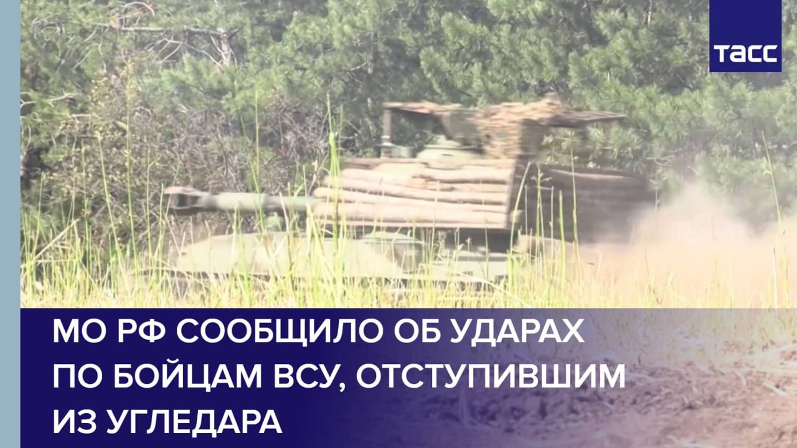 Минобороны сообщило об ударах по бойцам ВСУ, отступившим из Угледара