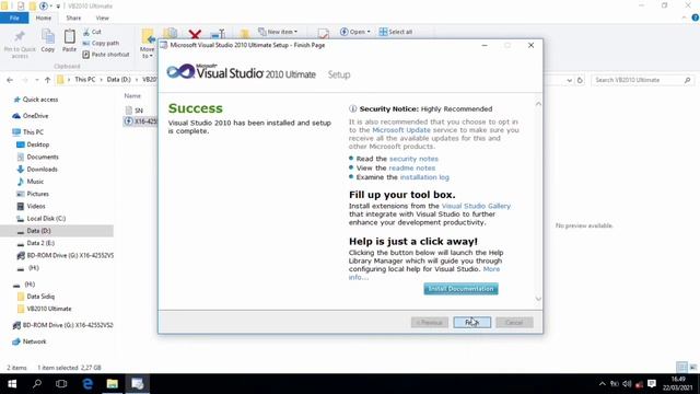 Menginstal  Microsoft Visual Studio 2010 Ultimate dan Cara mengaktifkan Visual Basic 2010