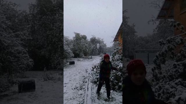 Веселье в снегу