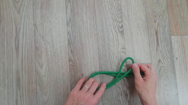Как легко завязать узел ДВОЙНОЙ БУЛИНЬ