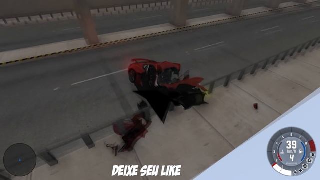 Acidentes FATAIS com Lamborghini Gallardo no Túnel! - BeamNG Drive - Car Crash MODS