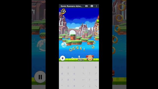 Sonic Runners Adventure (JAVA) Gameplay