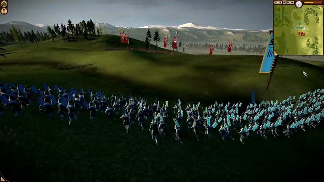 Total War: Shogun 2 Fall of the Samurai gameplay on the Late 2012 IMAC GT 650m HD