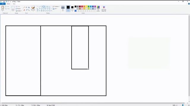 How to draw NIGERIAN flag | with MS paint