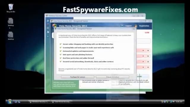 Vista Security 2012 Removal Guide