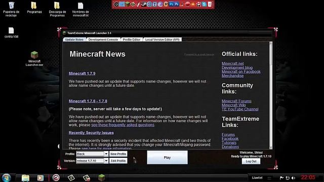 Como descargar Minecraft Launcher Actualizable Mediafire