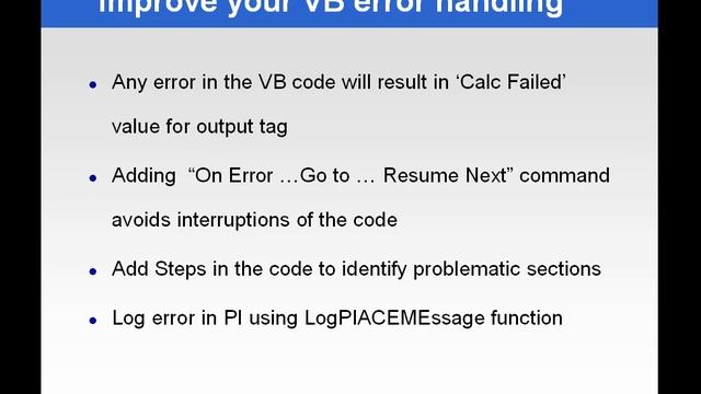 OSIsoft: Troubleshooting PI ACE. v2.1.8