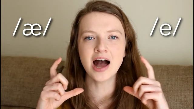 How to Pronounce æ and e  bad  vs  bed