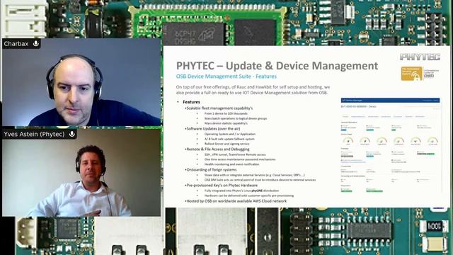 phyLINE-BSP Linux with Yves Astein of Phytec