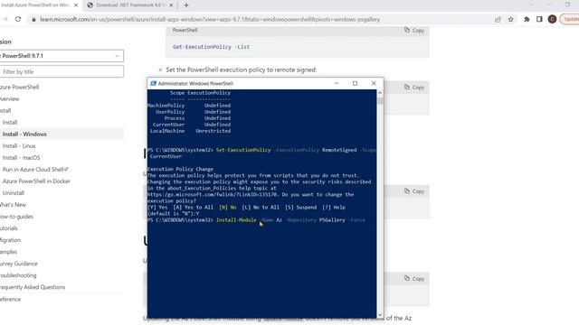 How to install Azure Powershell (Az Module) in Windows | Easy way to install Az Module