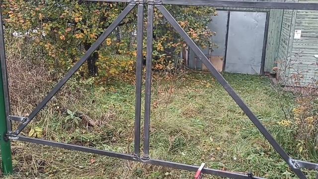как самому в одиночку сделать калитку или ворота "по месту сварить"