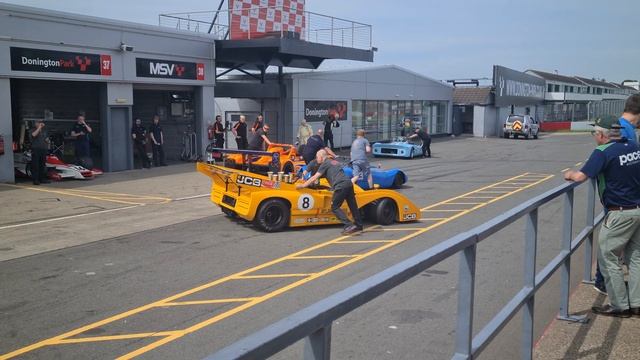 Flybys/Pit action, McLaren, Jaguar, Aston, Lamborghini, Ferrari Caterham Donnington - June 16th 202