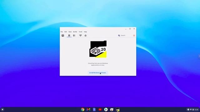 How to install WinRAR on a Chromebook with Crossover 20