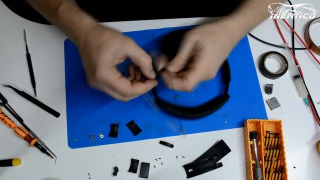 Ремонт наушников Bose QC35 II из Шотландии. Замена оголовья.