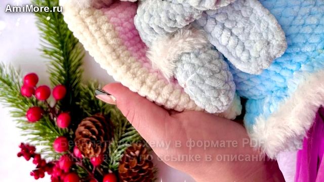 Амигуруми: схема Зайка Варежка | Игрушки вязаные крючком