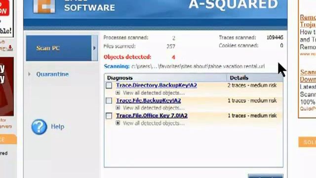 OnlineScan WindowsSecurity for trojan by Kooche