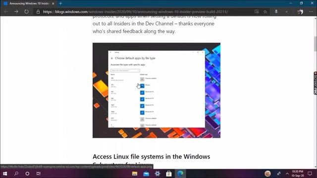 Windows 10 build 20211 released to the Dev channel with WSL file system access  |Arman's Knowledge|