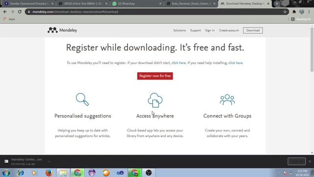 Download Dan Hubungkan Mendeley Ke Ms.word