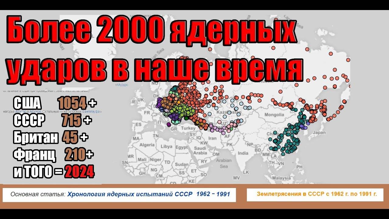 Более 2000 ядерных ударов в наше время. Вячеслав Котляров.