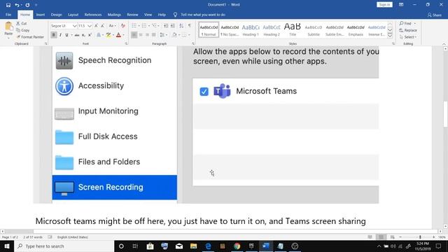 macOS Catalina  Unable To Share Screen, Microsoft Teams Screen Sharing Not Working After Catalina U