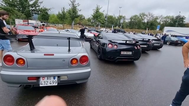 Dreamcars meet Aarau, Lamborghini Aventador,  Ferrari SF90, Portofino,Dallara Stradale, Bugatti