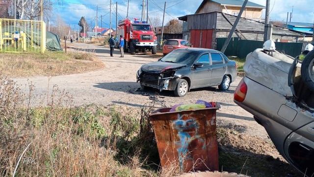 На перекрёстке равнозначных дорог произошло ДТП