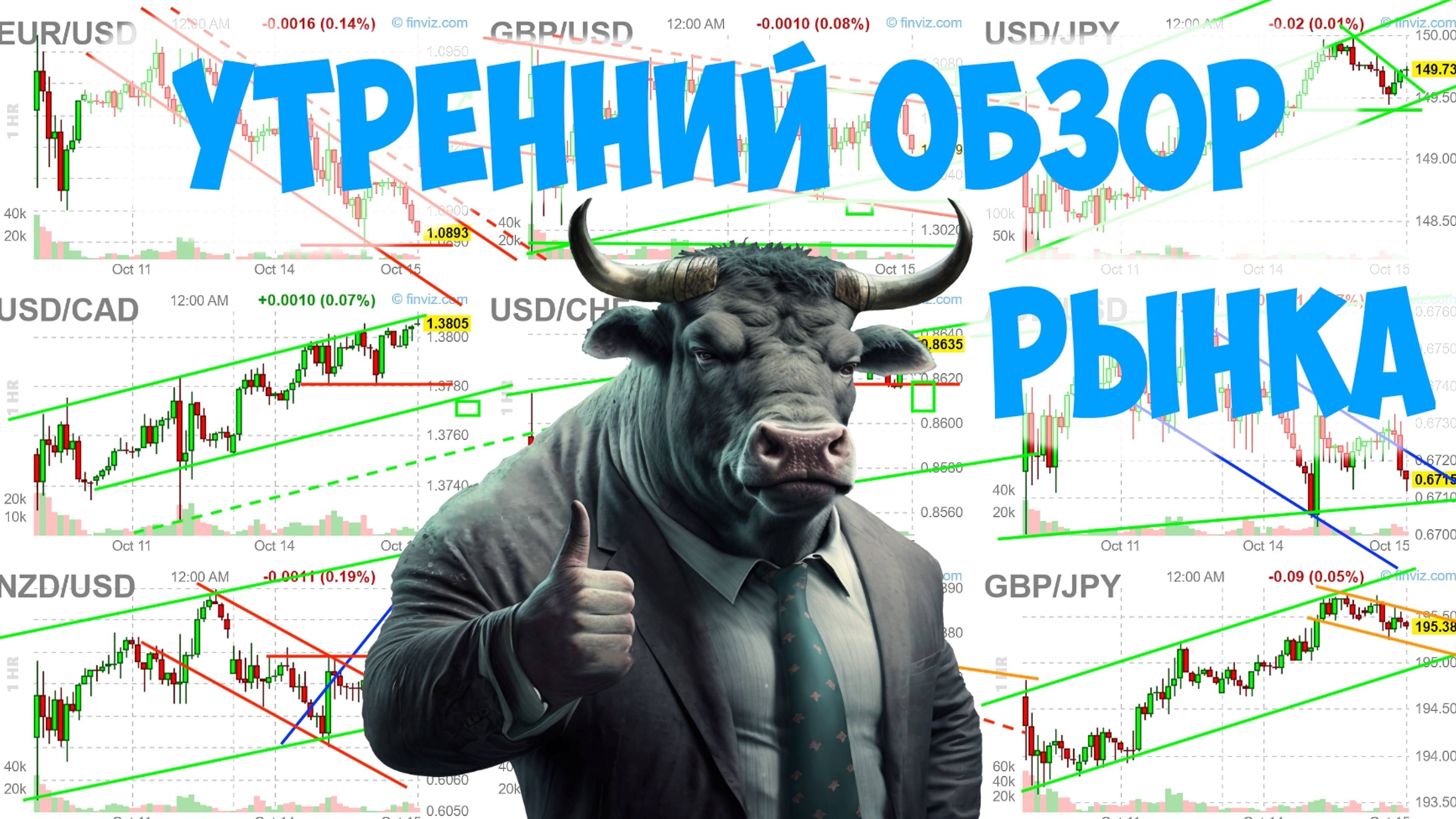 Утренний обзор Доллара, EURUSD, GBPUSD, USDJPY, USDCAD, USDCHF, AUDUSD, NZDUSD и EURGBP