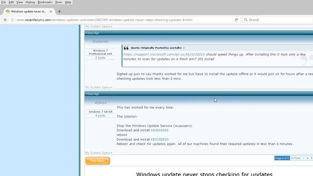 Windows 7 Updates - Fix Windows Update Never Finds Any Updates